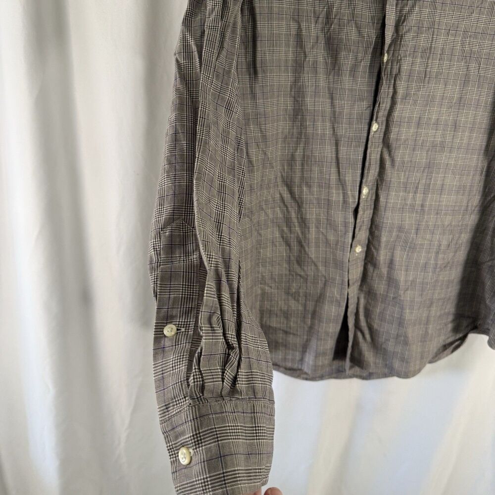 Ralph Lauren Dress Shirt Men's 16.5 Plaid Classic Fit Button Up Long Sleeve - Picture 4 of 12